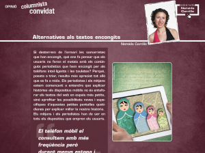 Imatge de l'article sobre periodisme a dispositius mòbils publicat a la revista Esguard.